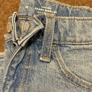 Old Navy Kids Baggy Wide-Leg Jeans - Blue